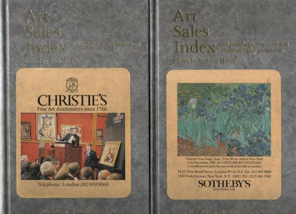 Annual Art Sales Index 1987/88 Season 2 Voll. Volume I …