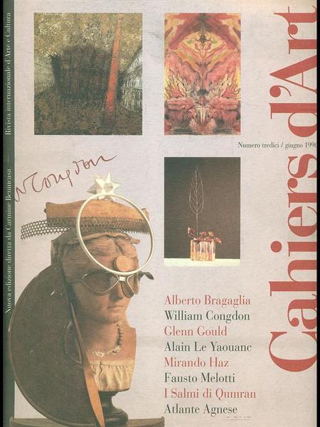 Cahiers d'Art n. 13 giugno 1996