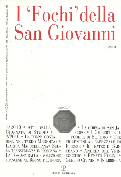 I ‘Fochi’ della San Giovanni a. XXXVI, n. 1-2 gennaio-agosto …