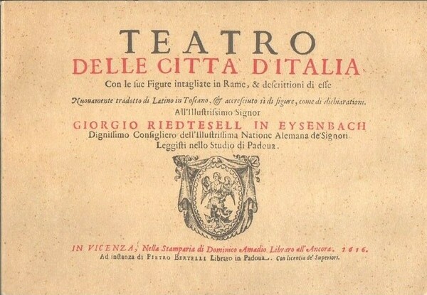 Teatro delle città d'Italia Con le Figure intagliate in Rame, …