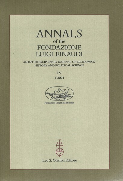 Annals of the Fondazione Luigi Einaudi An Interdisciplinary Journal of …