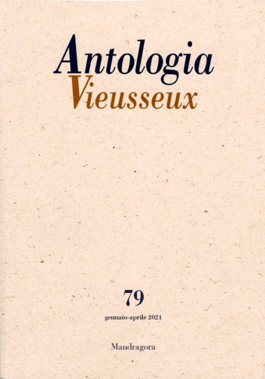 Antologia Vieusseux n. 79, gennaio-aprile 2021