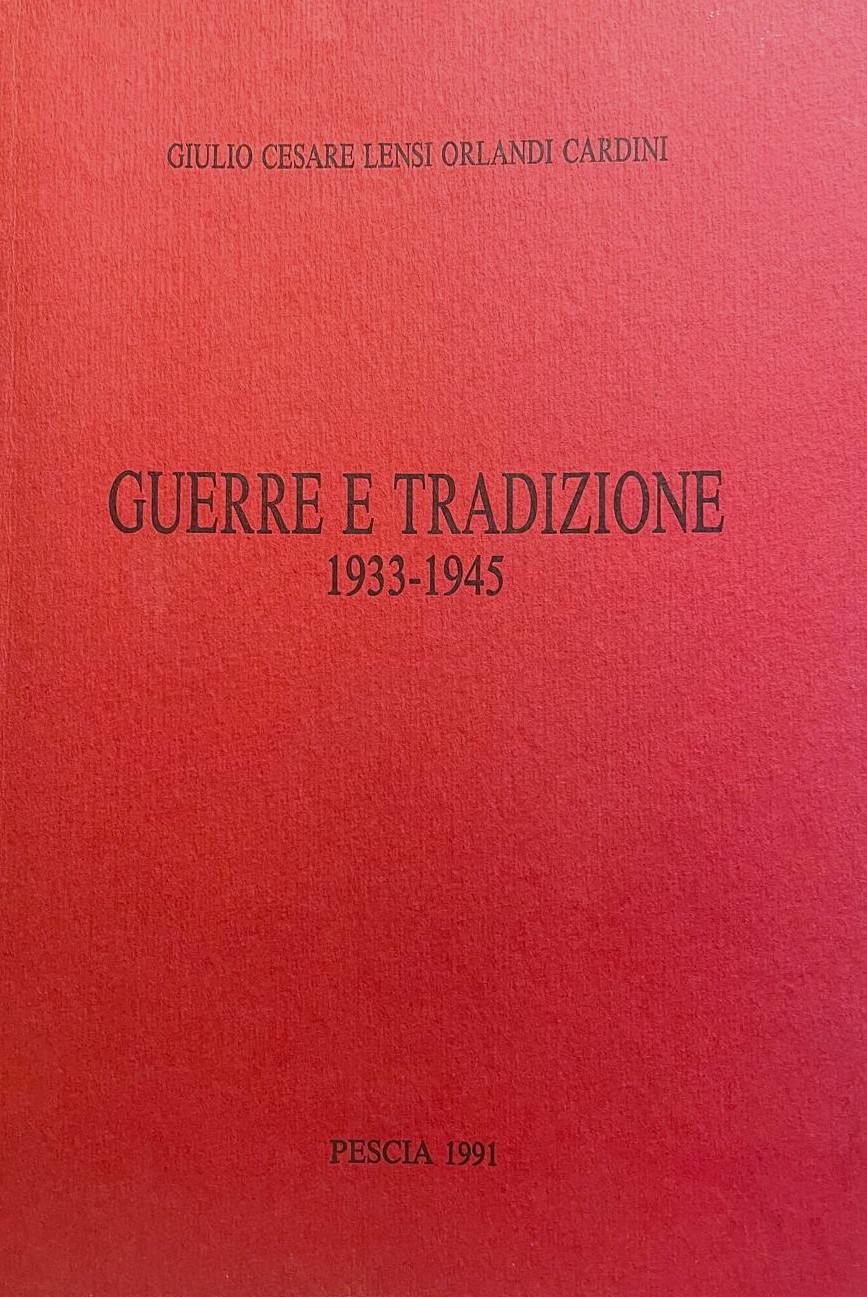 Guerre e tradizione 1933-1945