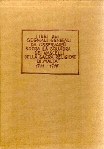 Libri dei segnali generali da osservarsi sopra la squadra dei …