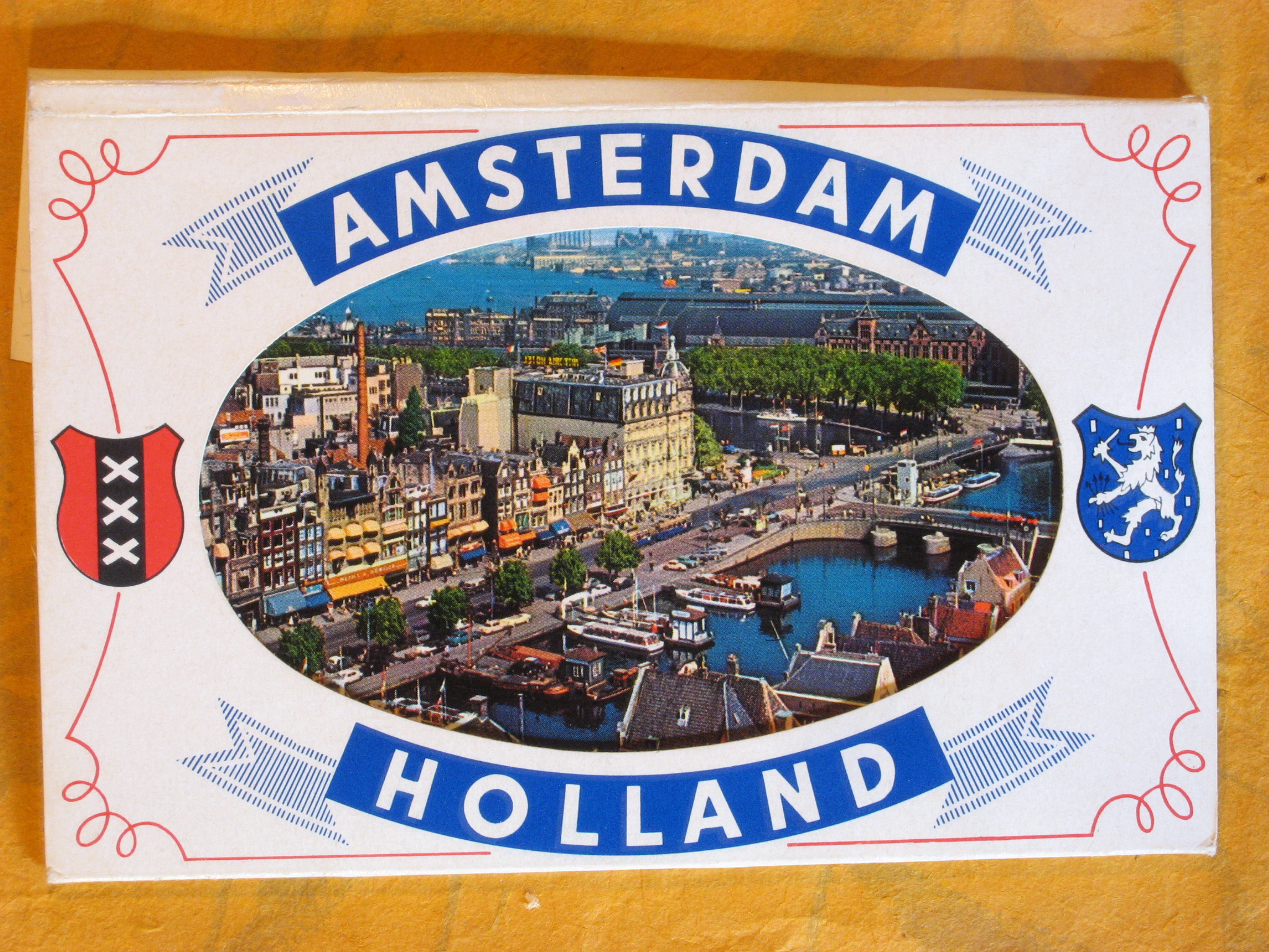 Amsterdam Holland - Accordion Postcard Book