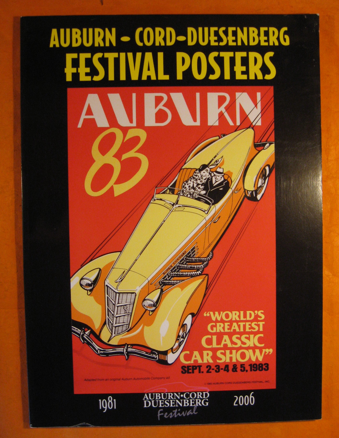 Auburn Cord Duesenberg Festival Poster Art Book 1981 - 2006