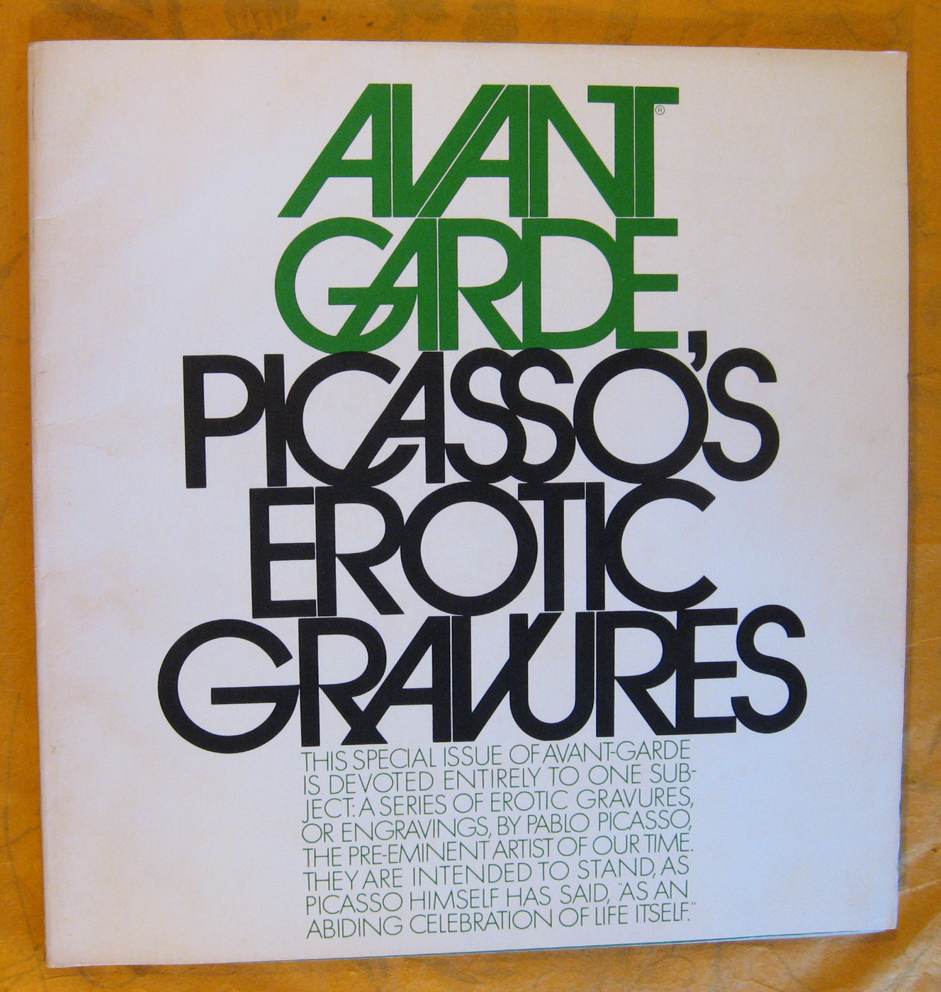 Avant Garde #8: Picasso's Erotic Gravures