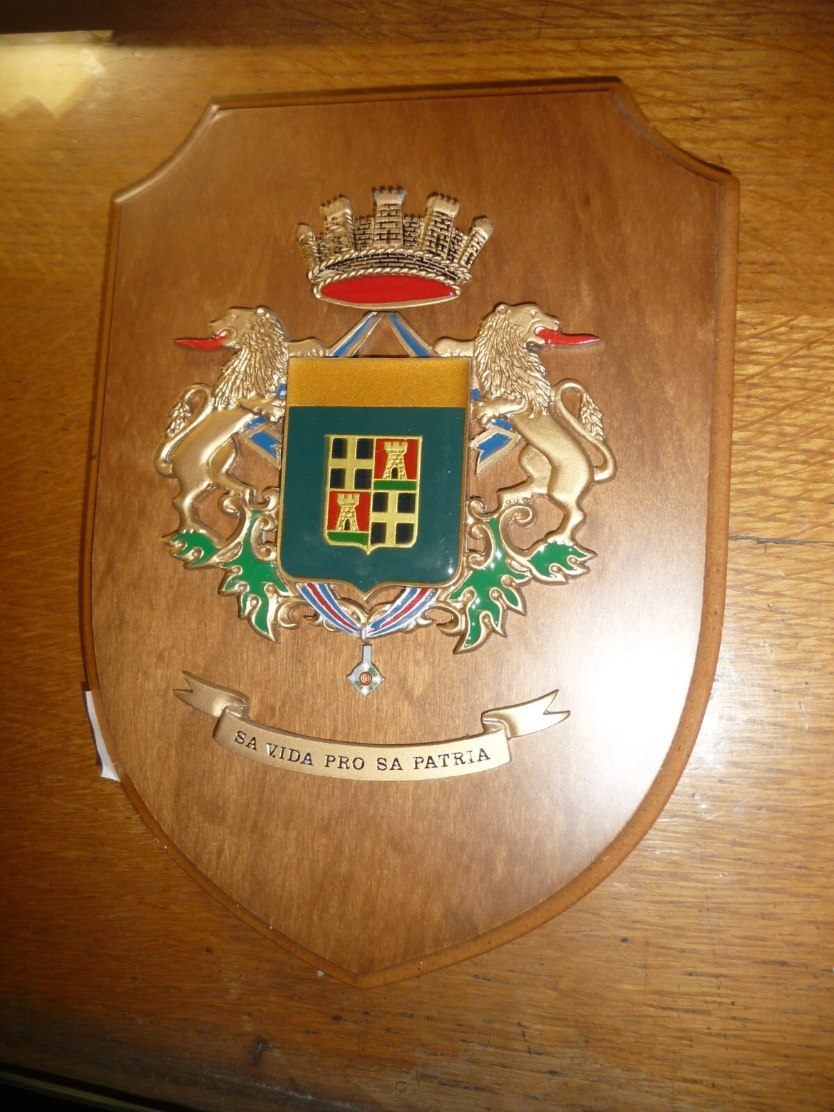 011 CREST EMBLEMA MILITARE DELLA BRIGATA SASSARI MOTTO SA VIDA …