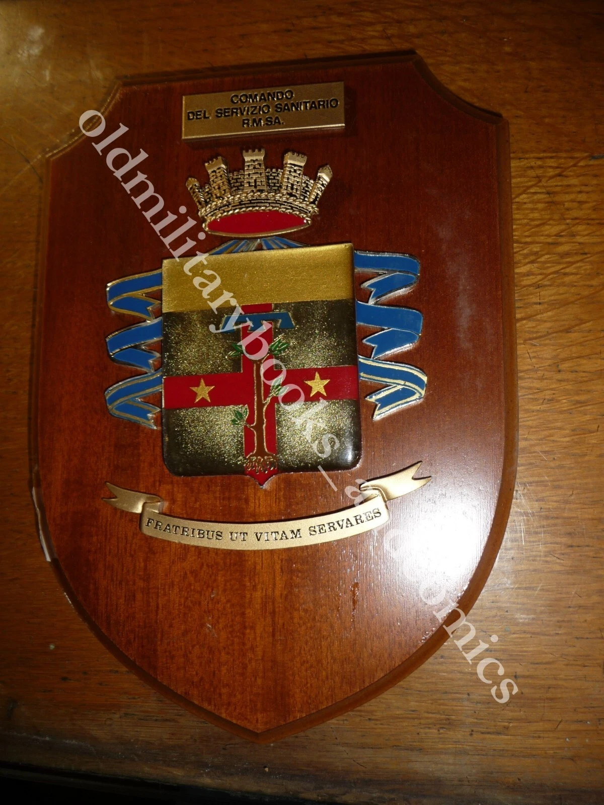 014 CREST EMBLEMA MILITARE COMANDO DEL SERVIZIO SANITARIO RMSA MOTTO …
