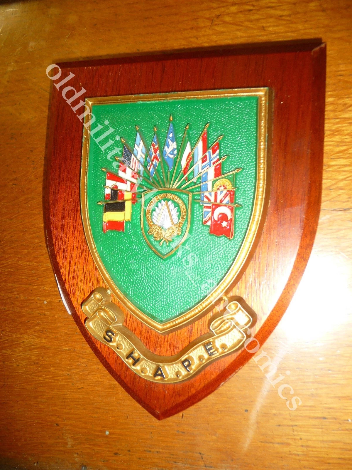 040 CREST EMBLEMA MILITARE SHAPE COMANDO SUPREMO POTENZE ALLEATE IN …