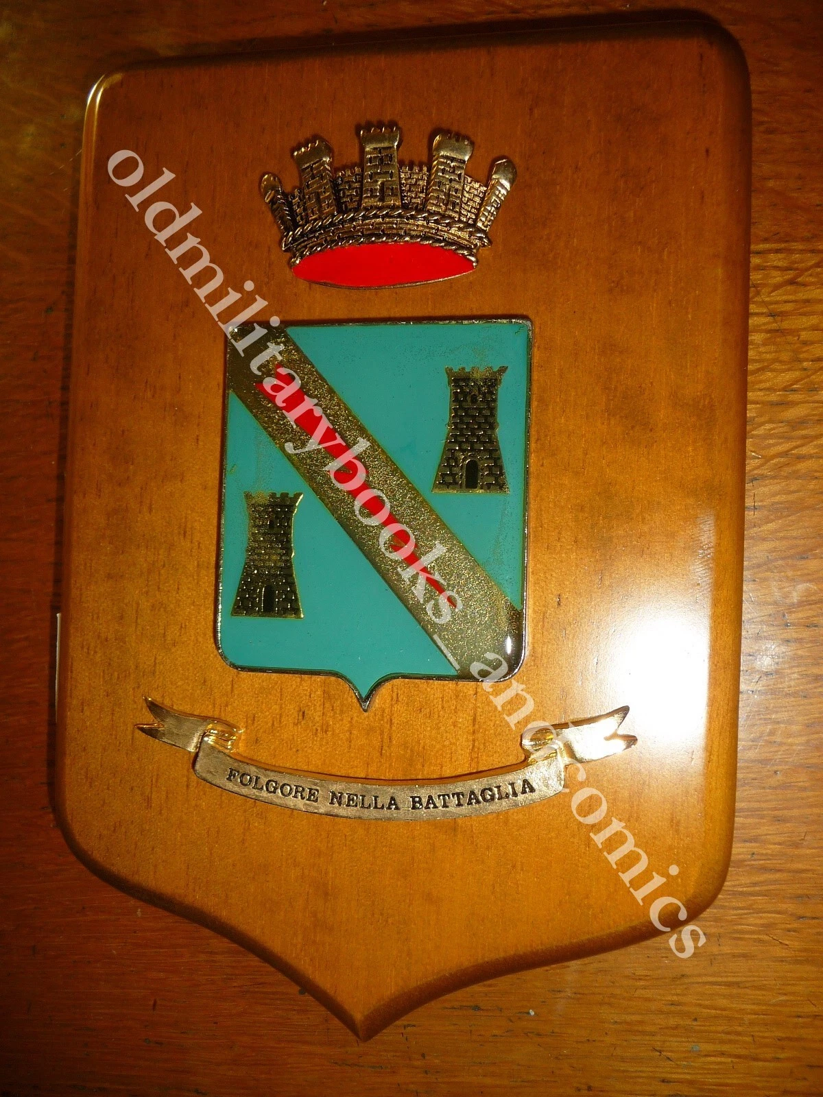 047 CREST EMBLEMA MILITARE 1° REGGIMENTO CORAZZATO MOTTO FOLGORE NELLA …