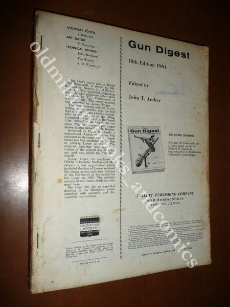 GUN DIGEST 1964 WORLD'S GREATEST GUN BOOK JOHN T. AMBER …