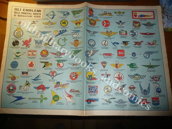 GLI EMBLEMI DELLE PRINCIPALI SOCIETA DI NAVIGAZIONE AEREA ALLA DATA …