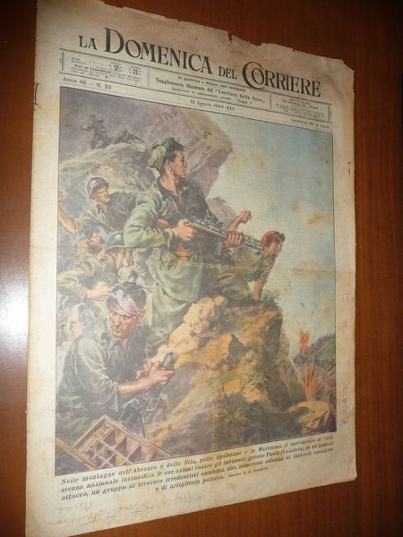 IRRENDENTISTI ANNIENTANO COLONNA FANTERIA CANADESE A PAOLA COSENZA 1944 WWII