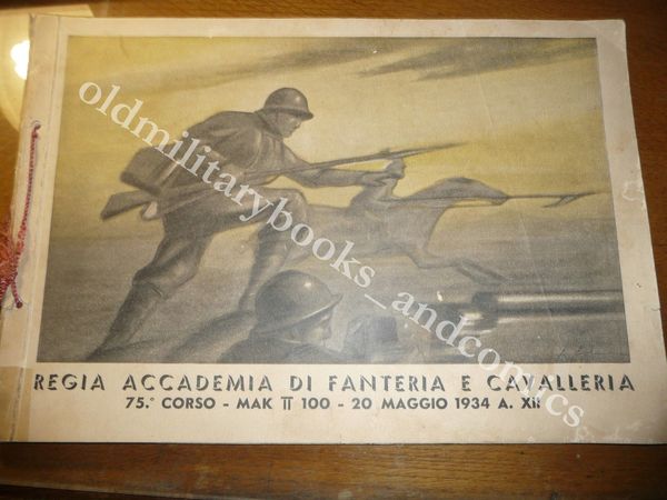 CALENDARIO R. ACCADEMIA FANTERIA E CAVALLERIA 1934 MAK P 100 …
