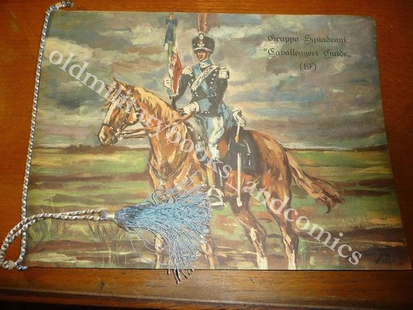CALENDARIO REGGIMENTO LE GUIDE 1961 DEDICA C/te RGT ELENCO U …