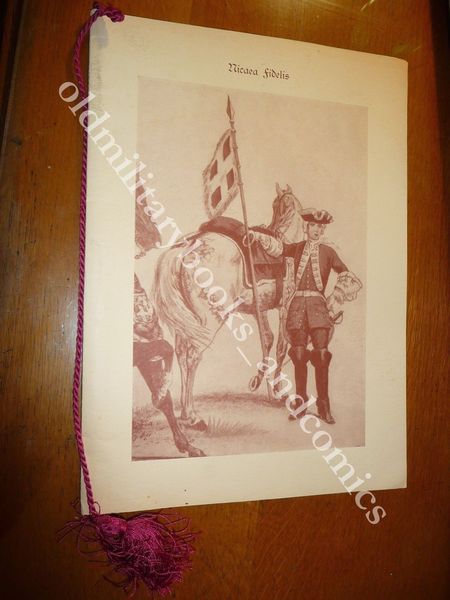 CALENDARIO REGGIMENTO NIZZA CAVALLERIA 1962 DEDICA C/te RGT ELENCO U …