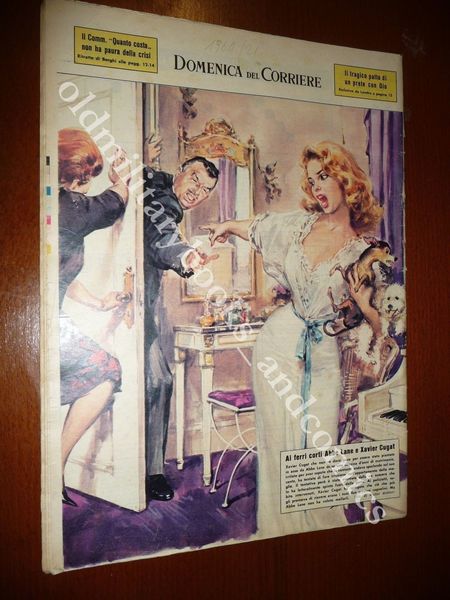 ABBE LANE E XAVIER CUGAT AI FERRI CORTI CADE DA …