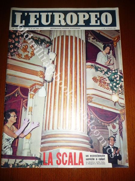 LA SCALA 1960 DEBBIE REYNOLDS DE GAULLE ALGERIA SIMONE SIGNORET …