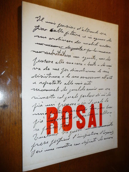 I ROSAI DELLA GALLERIA SANTACROCE CATALOGO DELLA MOSTRA FIRENZE 1976