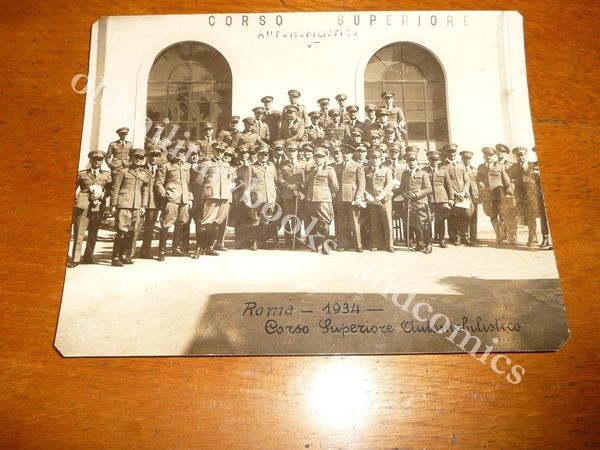 CORSO SUPERIORE DI AUTOMOBILISMO FOTO DI GRUPPO ROMA 1934 CAPO …