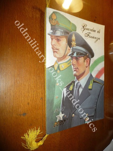 CALENDARIO GUARDIA DI FINANZA ANNO 2007 CON CORDONE PERFETTE CONDIZIONI