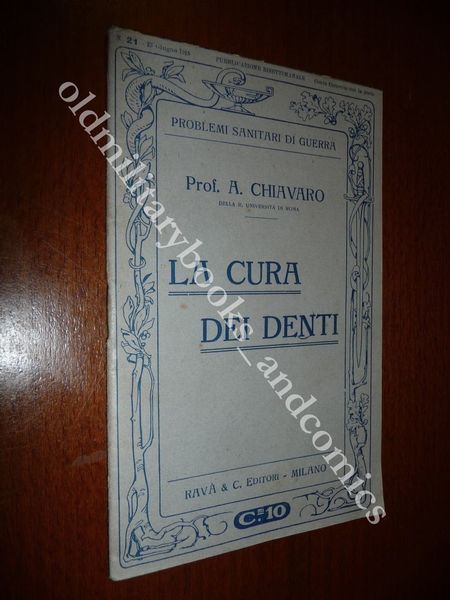 LA CURA DEI DENTI PROF. ANGELO CHIAVARO PROBLEMI E CURE …