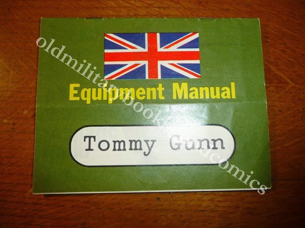 PEDEGREE PRODUCT EQUIPMANT MANUAL TOMMY GUN CATALOGO SOLDATINI INGLESI WWII