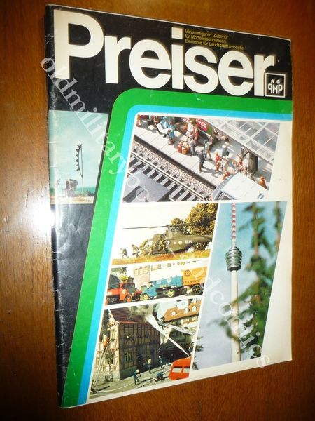 PREISER CATALOGO MODELLI SCALA 1/90 TUTTO IL MODELLISMO TRENI AUTO …