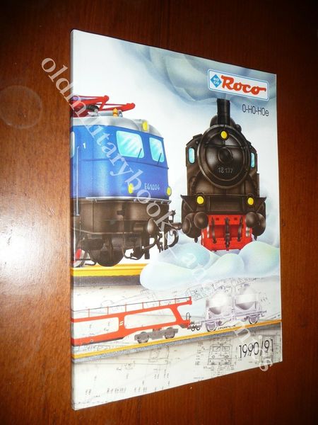 ROCO CATALOGO 1990/91 O-HO-Hoe PERFETTE CONDIZIONI CON LISTINO PREZZI ITALIANO