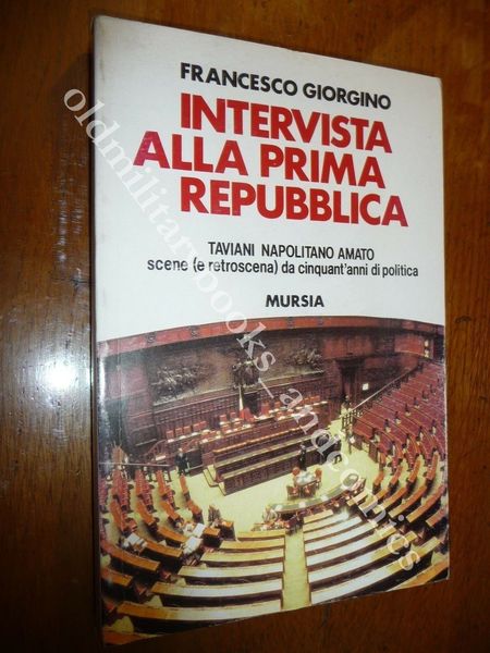 INTERVISTA ALLA PRIMA REPUBBLICA TAVIANI NAPOLITANO AMATO RETROSCENA DI 50 …