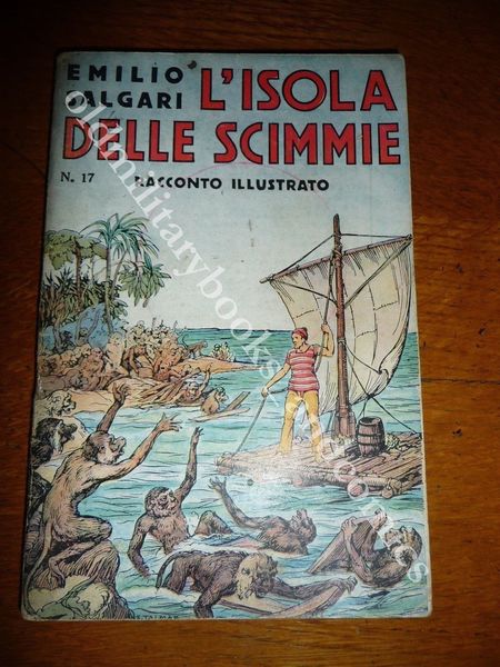 n. 17 Racconti di Avventure Emilio SALGARI L'ISOLA DELLE SCIMMIE …