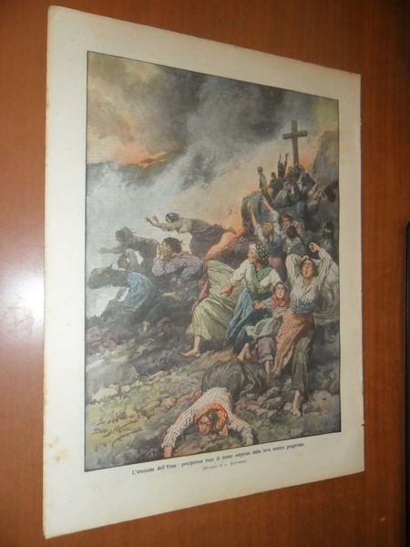 ERUZIONE DELL'ETNA A CATANIA SICILIA e ATTENTATO A STOLYPIN TEATRO …