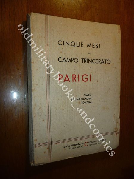 CINQUE MESI NEL CAMPO TRINCERATO DI PARIGI DIARIO DI UNA …