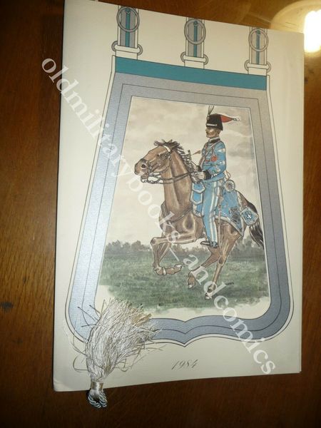 CALENDARIO REGGIMENTO LE GUIDE 1984 DEDICA CORDONE E UNIFORMI STORICHE