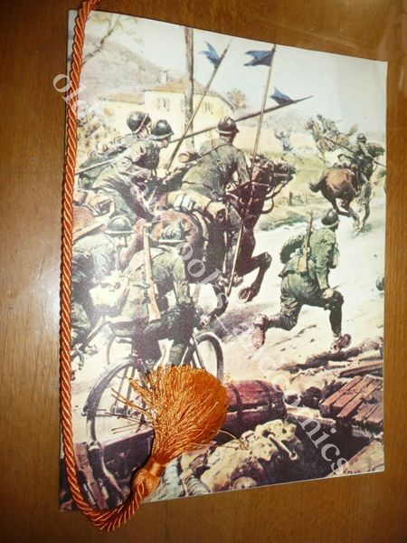CALENDARIO BRIGATA VITTORIO VENETO 1976 CON CORDONE E DEDICA CTE