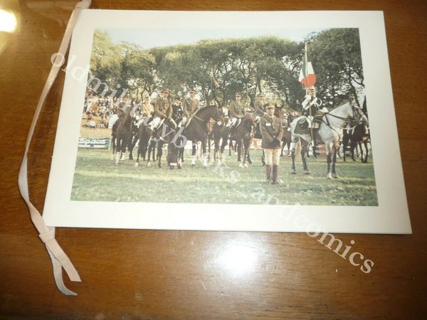 CALENDARIO SCUOLA MILITARE DI EQUITAZIONE 1985 CON CORDONE E DEDICA …