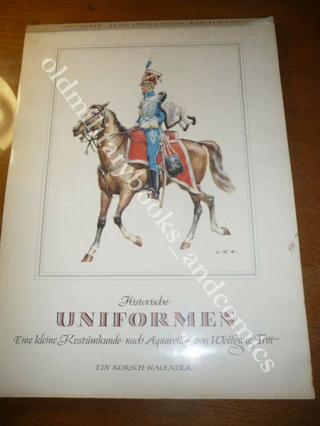 HISTORISCHE UNIFORMEN CALENDARIO 1968 12 TAVV. COL. DI UNIFORMI CAVALLERIA …