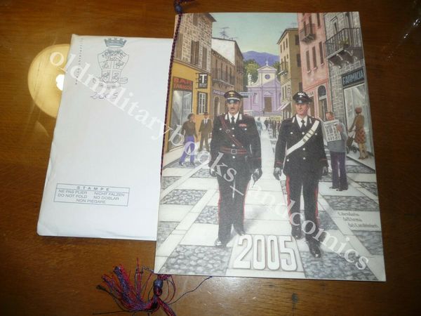 CALENDARIO CARABINIERI 2005 PERFETTO CON BUSTA DI SPEDIZIONE DELL'ARMA