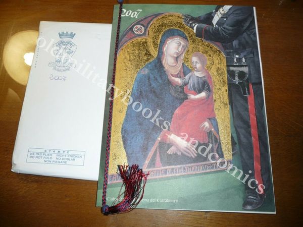 CALENDARIO CARABINIERI 2007 PERFETTO CON BUSTA DI SPEDIZIONE DELL'ARMA