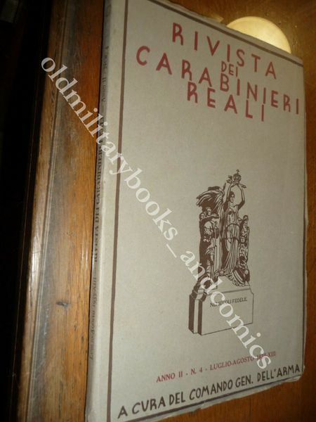 RIVISTA DEI CARABINIERI REALI 1935 ANNO II nm 5 BUONA