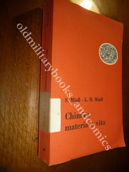 CHIMICA MATERIA E VITA MIALL PICCOLA BIBLIOTECA EINAUDI