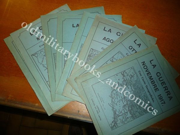 COLLANA LA GUERRA ANNATA 1917 SERIE DI 8 FASCICOLI SU …