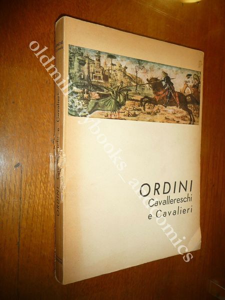 ORDINI CAVALLESCHI E CAVALIERI CARMELO ARNONE 1954