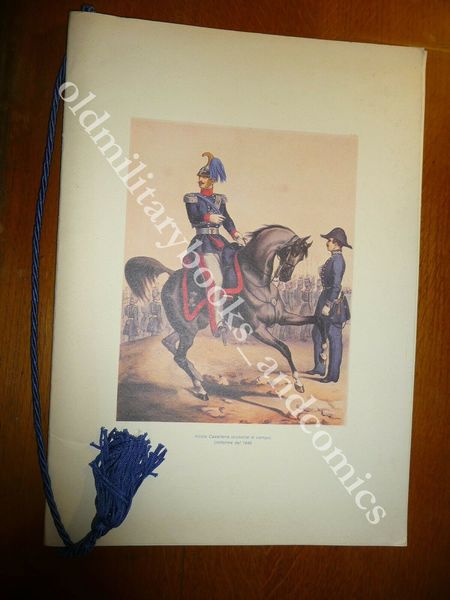 CALENDARIO ASSOCIAZIONE NAZIONALE ARMA DI CAVALLERIA 1986 CON CORDONE OTTIMO