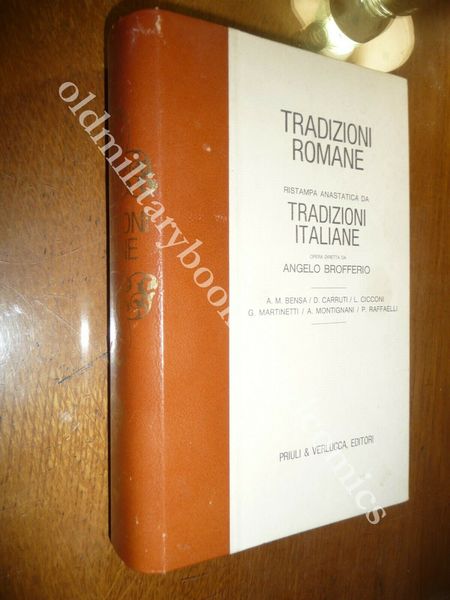 TRADIZIONI ROMANE ANGELO BROFFERIO INTONSO