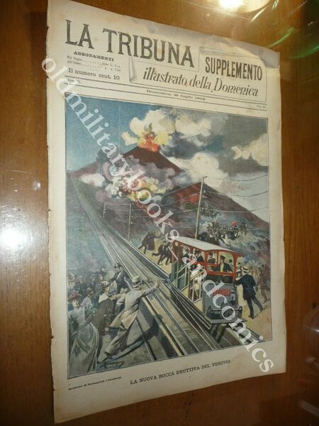 LA NUOVA BOCCA ERUTTIVA DEL VESUVIO QUIRINALE DUCHI D'AOSTA 1893