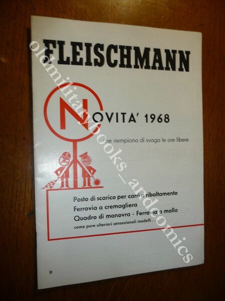 FLEISCHMANN HO NOVITA DEL 1968 BROSSURINA DI 16 PAGINE