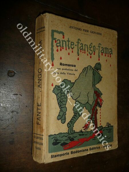 FANTE FANGO FAMA ANTONIO PIER GIOVANNI AUTOGRAFO DELL'AUTORE