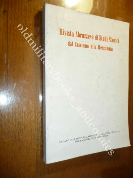 RIVISTA ABRUZZESE DI STUDI STORICI DAL FASCISMO ALLA RESISTENZA ANNO …